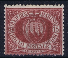 San Marino Mi Nr 15 MH/* Flz/ Charniere - Neufs