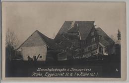 Sturmkatastrophe 5. Januar 1919 Höhe, Eggersriet St. Gallen (4 Kühe Tot) - Eggersriet