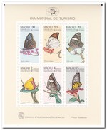 Macau 1985, Postfris MNH, Flowers, Butterflies - Sonstige & Ohne Zuordnung