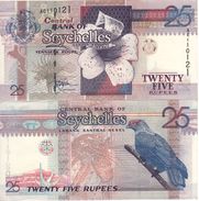 SEYCHELLES   25  RUPEES     P37a   ( ND  1998 )  UNC. - Seychelles