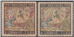 LOTE 2154  ///  CUBA REPUBLICA 1957  - EDIFIL. Nº. 733-34 - Ongebruikt