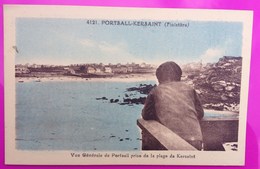 Cpa Vue Générale Portsall Prise De La Plage De Kersaint Carte Postale 29 Finistère Rare Proche Ploudalmézeau Landunvez - Kersaint-Plabennec