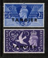 GREAT BRITAIN---Offices In Tangier   Scott # 523-4** VF MINT NH - Ongebruikt