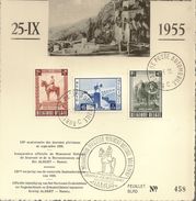 BELG.1955 938-40 FDC Maxicard Lim.edition - 1951-1960