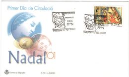 ANDORRA - 2001 - Nadal - FDC - Otros & Sin Clasificación