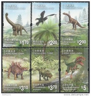 Hong Kong 2014 Chinese Dinosaurs Animals Stamp+S/S - Ongebruikt