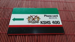 Phonecard Kenia 400 KSHS  Used Rare ! - Kenya