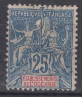 French Oceania Oceanie 1900 Yvert#17 Used - Gebraucht