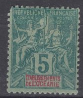 French Oceania Oceanie 1892 Yvert#4 Mint Hinged - Nuovi