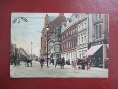 CPA ROYAUME UNIE NORTHUMBERLAND ST NEWCASTLE RUE ATTELAGES - Newcastle-upon-Tyne