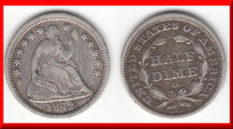 **** USA - ETATS-UNIS - UNITED-STATES - HALF DIME 1842 O - 1/2 DIME 1842 O - ARGENT - SILVER **** EN ACHAT IMMEDIAT !!! - Half Dimes (Demi Dimes)