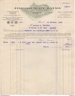 Usine à La LA CHAUX DE FONDS  FACTURE 1925 Ets JUVENIA  Montres Et Machines De Précision   - Y94 - Suisse