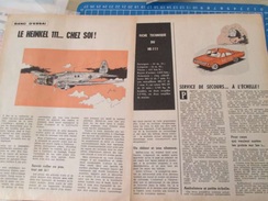 DIV415 : Clipping  SPIROU : MAQUETTE HEINKEL 111 DE MARQUE LINDBERG  -  Pour  Collectionneurs ...  2 Pages De Revue Des - Frankreich