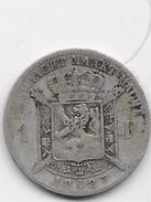 Belgique - 1 Franc 1887 - Argent - 1 Franc