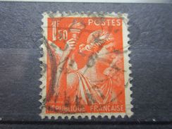 VEND BEAU TIMBRE DE FRANCE N° 435 , BARRE DANS LE " 1 " !!! - Oblitérés