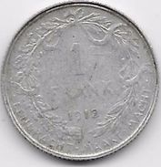 Belgique - 1 Franc 1912 - Argent - 1 Franco