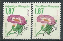 [16] Variété : Préos N° 240 Liseron Lilas Pâle + Normal  ** - Unused Stamps