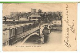 CPA-1904-ANGLETERRE-WINDSOR-CASTLE & BRIDGE-RAPHAEL TUCK-VOIR TIMBRE ET TAMPONS - Windsor