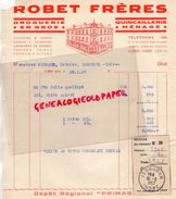 36-ST SAINT AMAND - RARE FACTURE ROBET FRERES- DROGUERIE QUINCAILLERIE- RIPOLIN-M. MICHAUT PEINTRE A ISSOUDUN- 1957 - Drogerie & Parfümerie