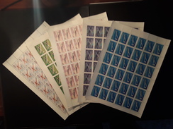 RUSSIA 1983MNH (**)YVERT 4974-4978The History Of Gliding. Series (5). Sheets (6x6)L'histoire Du Vol à Voile. Série (5). - Full Sheets