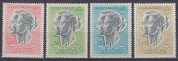 Monaco 1966 And 1967 Airmail Stamps Mi#844-846 And Mi#878 Mint Hinged - Neufs