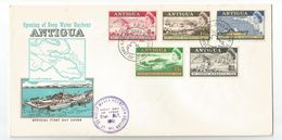 Antigua Scott # 208 - 212 Complete. Deep Water Harbour - 1960-1981 Autonomie Interne