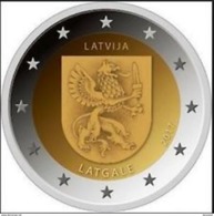 Pièce  Commémorative  2 Euro Lettonie  2017 UNC  " Région  Latgale " - Letland