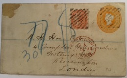 REGISTERED RANGOON C 1883 = EARLIEST REGIST. CANTONMENT MAIL ! (India Used In Burma Postal Stationery Cover Brief - Birmania (...-1947)