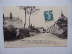89 COURSON-les-CARRIERES Entrée Du Bourg Route De Clamecy Collection Jules Deroye à Sens - Courson-les-Carrières