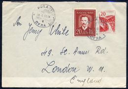 YUGOSLAVIA 1959 Construction Projects 20 D.envelope Used With Additional Franking.  Michel U42a - Postal Stationery