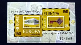 Island 1115/6 Block 39 **/mnh, 50 Jahre Europamarken - Unused Stamps