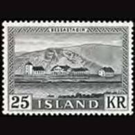 ICELAND 1957 - Scott# 305 President Residence Set Of 1 MNH - Neufs