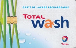 # Carte A Puce Portemonnaie Lavage Total - 700 Stations - Plante Et Gouttes - Carte De Lavage Rechargeable - TBE - Car Wash