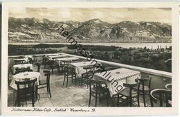 88142 Wasserburg Am Bodensee - Café Seeblick - Hochterrasse - Foto-Ansichtskarte - Verlag Gebr. Metz Tübingen - Wasserburg A. Bodensee