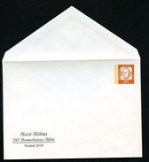 Bund PU22 B2/001 Privat-Umschlag MÖBIUS BREMERHAVEN ** 1962  NGK 10,00 € - Enveloppes Privées - Neuves