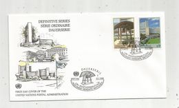 Timbre, FDC, 1 Er Jour  , UNITED NATIONS, 1400 Wien ,1998 , Série Ordinaire , Definitive Series ,dauerserie - Briefe U. Dokumente