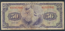 BRD Rosenbg: 242, Kenn-Bst.: K Gebraucht (III) 1948 50 Deutsche Mark (7412441 - 50 Deutsche Mark