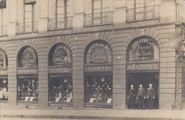 RENNES : Devanture Du Magasin De Confections Pour Hommes DEWACHTER Frères - Superbe Carte Photo - Rennes