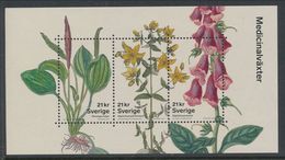 Sweden 2017. Facit # BL 47 (3199-3201). Medicinal Plants SS. MNH (**) - Unused Stamps