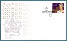 CANADA 2003 50th Anniversary Of Coronation: First Day Cover CANCELLED - 2001-2010