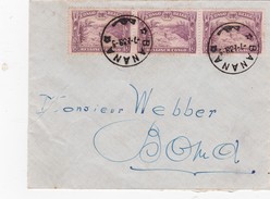 BRIEF VAN BANANA NAAR BOMA 1939  6X NR 170+NR197        12,5€ - Storia Postale