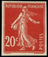 Lot N°3741 France N°139 Essai En Rouge Neuf (*) TB - Autres & Non Classés