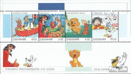 Dänemark Block18 (kompl.Ausg.) Postfrisch 2002 Comics - Unused Stamps