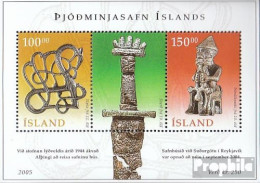 Island Block37 (kompl.Ausg.) Postfrisch 2005 Nationalmuseum - Unused Stamps