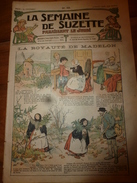 1918 La Royauté De MADELON;   Prière à NOËL; Etc    LSDS (La Semaine De Suzette) - La Semaine De Suzette