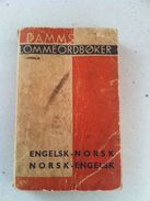 1939 English - Norwegian  Norwegian - English Pocket Dictionary Book - Langues Scandinaves