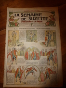 1917 La Perruque Magique; Bécassine Visite Le Camp De Soldats; Faire Un Abat-jour Patriotique ; Etc  LSDS - La Semaine De Suzette