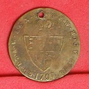 GREAT BRITAIN   1791 - 2 GRS 22 MM - REPLICA     - (Nº19209) - Otros & Sin Clasificación