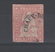 Suisse _ Poste Fédérale _1854 N°28b - Used Stamps