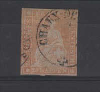 Suisse _ Poste Fédérale _1854 N°29a - Used Stamps